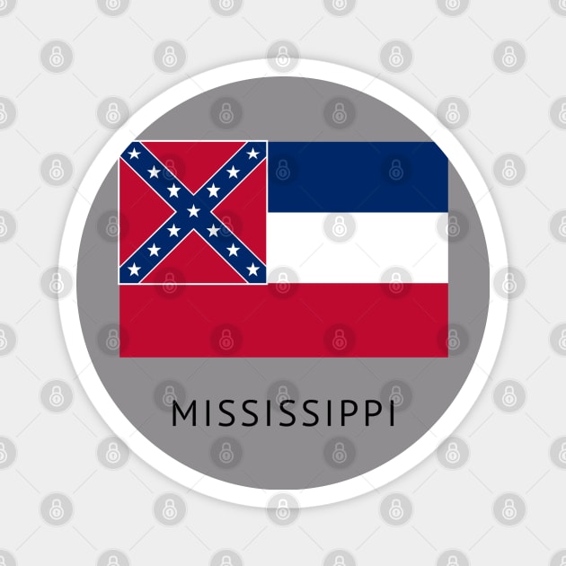 Mississippi state flag Magnet by MARCHY